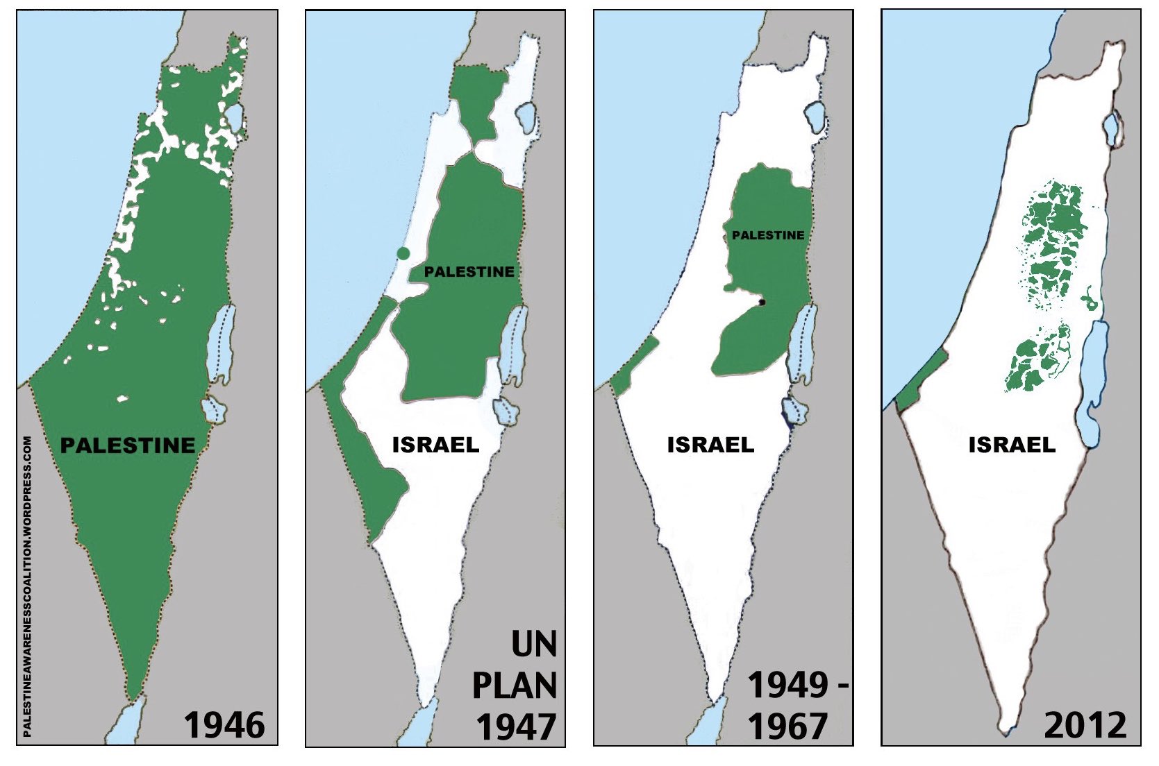 نقشه گسترش اسرائیل